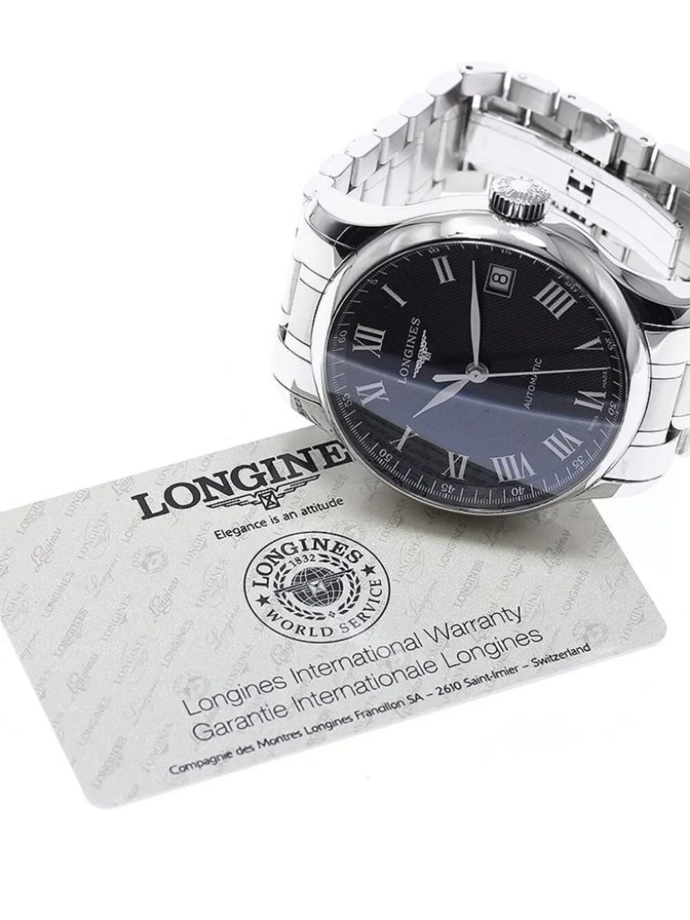 LONGINES Master collection L2.689.4.51.6 Date black Dial Automatic Men's_970877